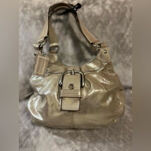 Coach Shimmery Metallic Purse